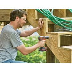 BLACK Akumulatorski vrtalnik Black & Decker BDCDC18-QW (18 V, 1,5 Ah, oranžna/črna)