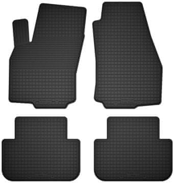 Gumijaste avtotesnilne preproge, komplet 4 kosov, univerzalne za: Fiat 500L enoprostorec (2012-)