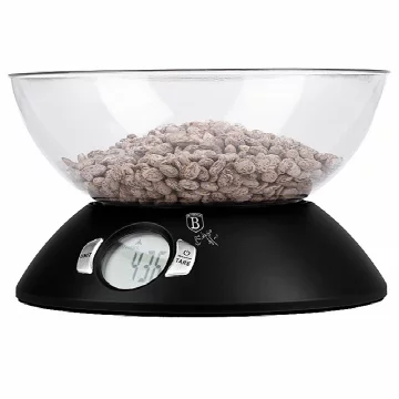 Berlingerhaus Digitalna kuhinjska tehtnica 5 kg s skledo Matte Black Collection BH-9618