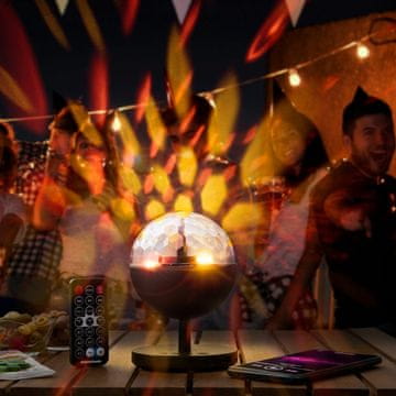 InnovaGoods Rechargeable LED Projector with Speaker Istarlyt InnovaGoods
