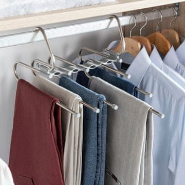 InnovaGoods 5-in-1 Multiple Trouser Hanger Havser InnovaGoods