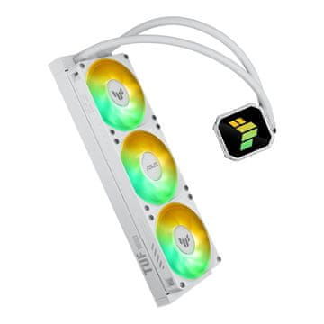slomart ASUS TUF Gaming LC III 360 ARGB White Edition vodno hlajenje za procesor, belo