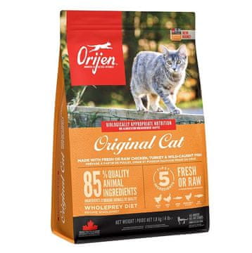 slomart ORIJEN Original Cat - suha hrana za mačke - 1,8 kg