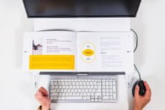 Bakker Elkhuizen BakkerElkhuizen FlexDesk 630 držalo za dokumente/pisalna deska, nastavljiva višina 110-180 mm