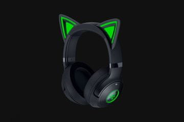 slomart Razer Kraken Kitty V2 BT Gaming slušalke, brezžične, Bluetooth, črna