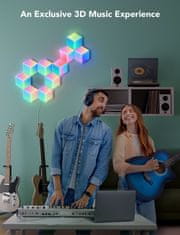Govee Govee Glide Hexa Pro pametna stenska LED svetila, RGBIC, Wi-Fi/Bluetooth