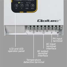 Qoltec Qoltec ECO Solar Boost solarni pretvornik za ogrevanje vode, 4kW, MPPT, BYPASS, LCD, bel
