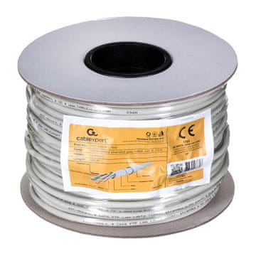 Gembird GEMBIRD CAT6 FTP omrežni kabel, 100 m, siv
