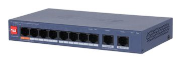 slomart Dahua Technology CS4010-8ET2GT-60 omrežni stikalo L2 Gigabit PoE+, modra