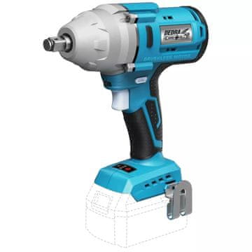 slomart DEDRA DED7157 akumulatorski udarni vijačnik 18V, brezkrtačni motor