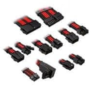 slomart Kolink Core Pro razširitveni komplet kablov 12V-2x6 - črna/dirkalno rdeča (ZUAD-1500)