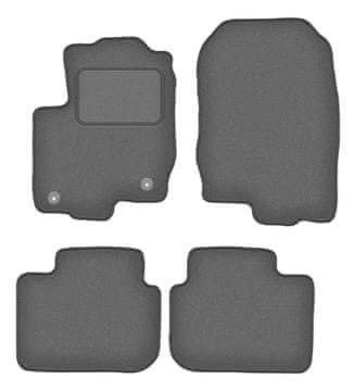 Velur grafitne avto preproge za: Mitsubishi Colt VI HB 5D (2004-2008)