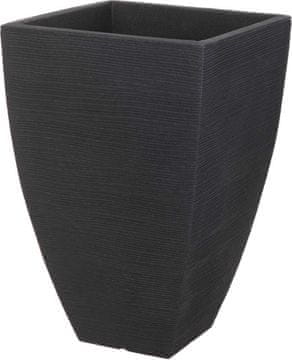 ProGarden Cvetlični lonec z rebri 40 x 60 cm, antracit