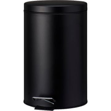 Excellent Houseware Koš za smeti, 12 litrov, črn