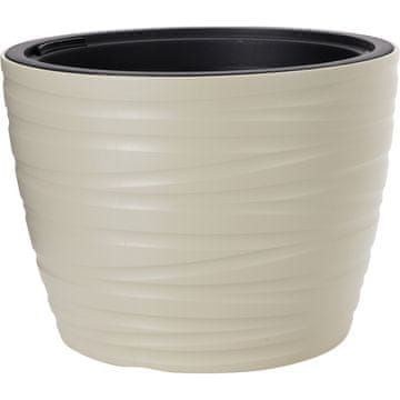 ProGarden Lonec za rože, premer 47 x višina 35 cm, kremast