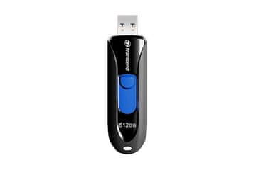 slomart Transcend JetFlash 790 USB ključek 512GB USB-A 3.2 Gen 1, črna/bela