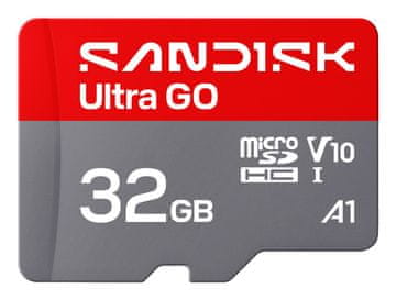 slomart Pomnilniška kartica SanDisk Ultra GO 32 GB MicroSDHC A1 UHS-I