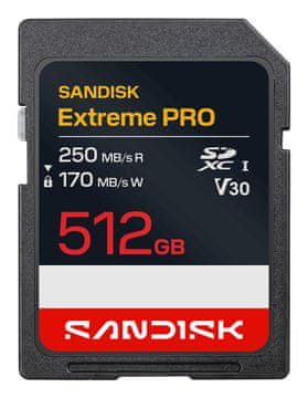 Sandisk Extreme Pro SD UHS-I 512GB SD 250MB/s(R) /