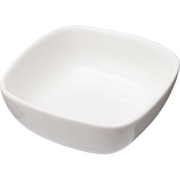 SIAKI Porcelanasti krožniki za prigrizke, komplet 6 kosov, kvadratni