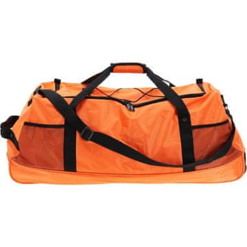 ProWorld Potovalna torba na kolesih, 110 l, oranžna