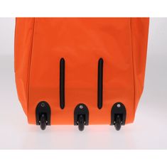ProWorld Potovalna torba na kolesih, 110 l, oranžna