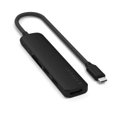Satechi Satechi ST-P6SK USB-C hub 10000 Mbit/s, aluminij, črna
