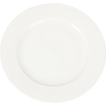 Excellent Houseware Ploščica, niz 6 kosov, 27 cm, bel porcelan
