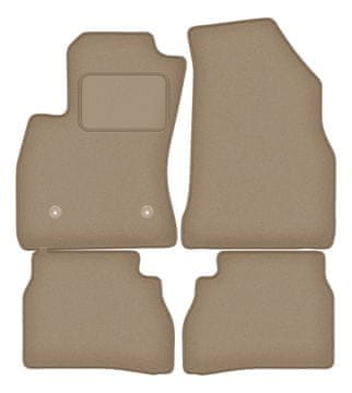 Velur tepihi za: kombivan RAM ProMaster (2013-) bež