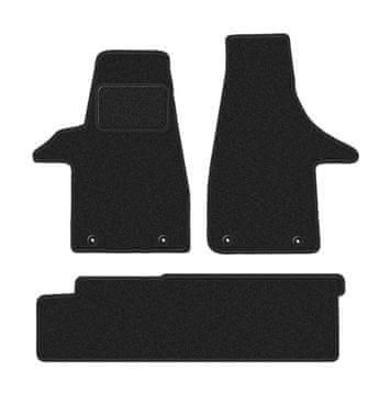 Velurne avtotesnine za: VW Transporter T6 dostavnik 2 vrsti (2015-2019) antra