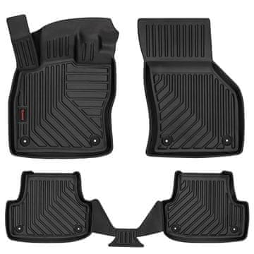 3D gumijaste avtotepihe za: Audi A3 8V (kombilimuzina 5 vrat, kabriolet, 2012-) - rob 5 cm