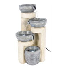 HOMESTYLING Sobni vodnjak z LED-osvetlitvijo, 49 cm, Modern
