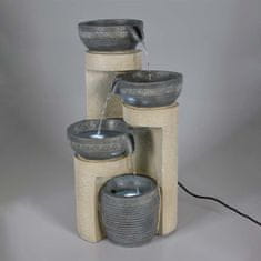HOMESTYLING Sobni vodnjak z LED-osvetlitvijo, 49 cm, Modern