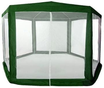 Northix Vrtni poslovni paviljonski šotor, 2x2x2 m, z mrežo proti komarjem, zelen, MultiGarden