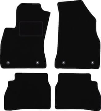 Črne velurne avtotepihe za: Opel Combo D 0 (2011-2018)