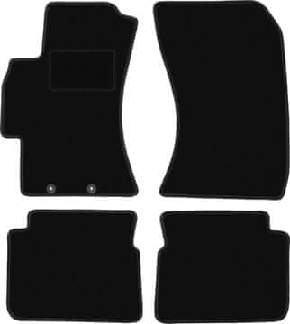 Črne velurne avtotesnine za: Subaru Forester III SUV (2008-2013)