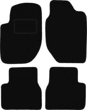 Črne velurne avtotesnine za: Land Rover Freelander I SUV (1996-2006)