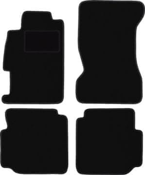Črne velurne avtotesnine za: Rover 600/ 618 / 620 / 623 limuzina (1993-1999)