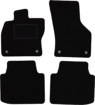 Črne velur avtotepihe za: Seat Tarraco crossover (2018-)