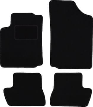 Črne velurne avtotesnine za: Citroen C3 Pluriel cabrio (2003-2010)