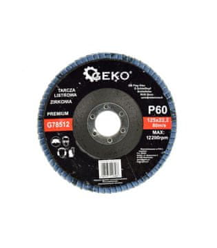 GEKO G78512 Lamelni brusni disk 125 mm P60