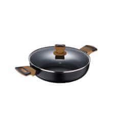 Bergner Ponev s protiprijemno površino in pokrovom, 28 cm, Earth Black