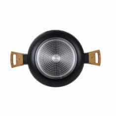 Bergner Ponev s protiprijemno površino in pokrovom, 28 cm, Earth Black