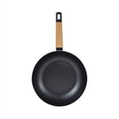 Bergner Wok ponev s protiprijemno površino, 28 cm, Earth Black