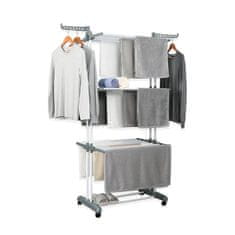 Northix Herzberg HG-8034GRY: Premično stojalo za oblačila - sivo