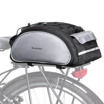 WOZINSKY Wozinsky Bike Pannier Bag 13L črna torba za prtljažnik z naramnico
