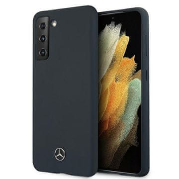 MERCEDES Mercedes Silikonski ovitek za Samsung Galaxy S21 - modr