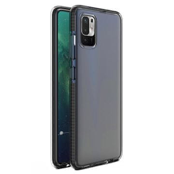 HURTEL Spring Case gel ovitek za Xiaomi Redmi Note 10 5G / Poco M3 Pro, črna