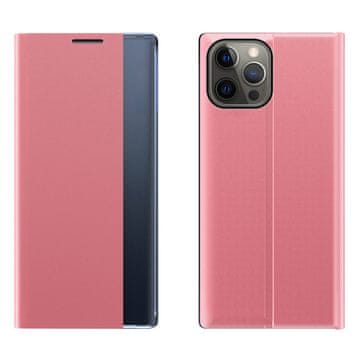HURTEL Sleep Case etui za iPhone 13 Pro Max z okencem, roza
