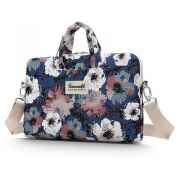 Canvaslife Canvaslife torba za prenosnik 15-16'' – temno modra/bela