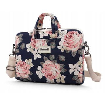 Canvaslife Canvaslife torba za prenosnik 15-16'' – temno modra/roza